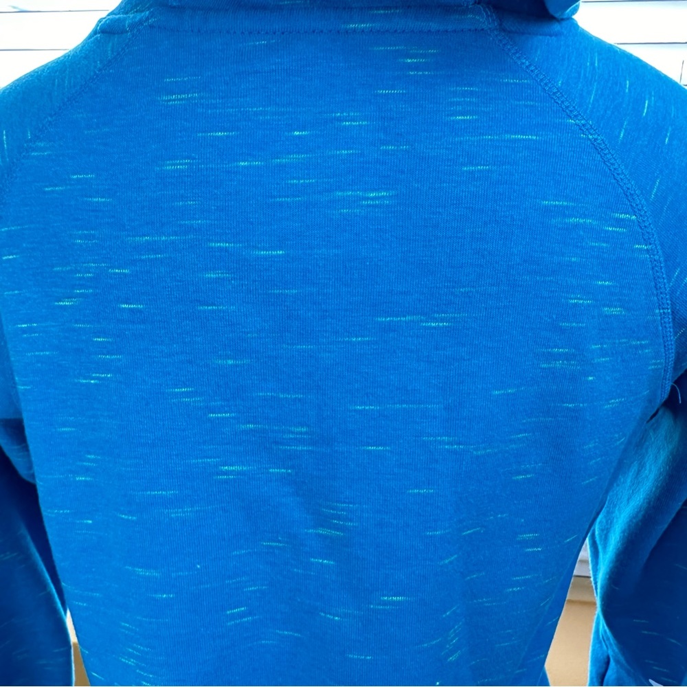 Nike Bright Blue Pullover Hoodie with White Accents - Picture 10 of 10